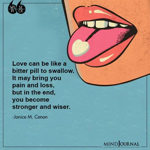 Janice M. Cenon bitter pill to swallow