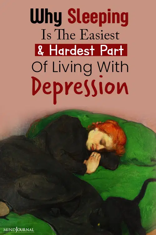 Living With Depression sleeping pin