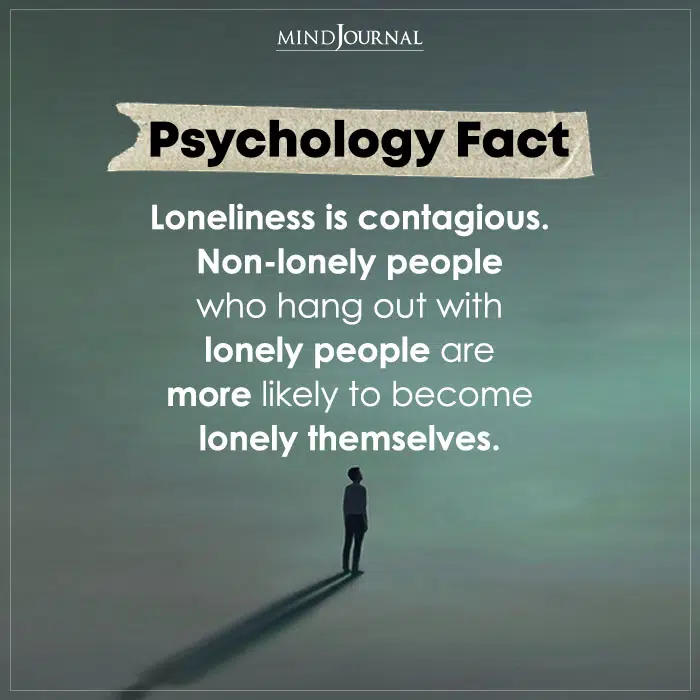 Loneliness Is Contagious, Non-lonely People Who Hang Out With