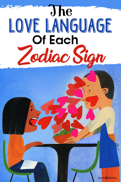 Love Language of Zodiac Sign pin