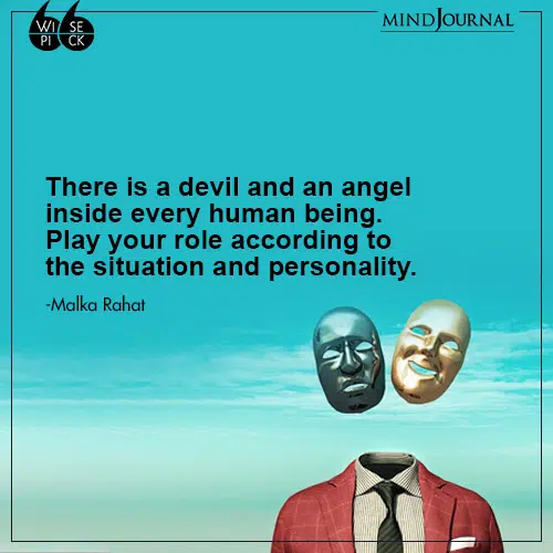 Malka Rahat There is a devil and an angel
