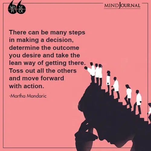 Martha Mandaric There can be many steps