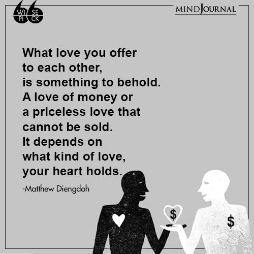 Matthew Diengdoh What love you offer