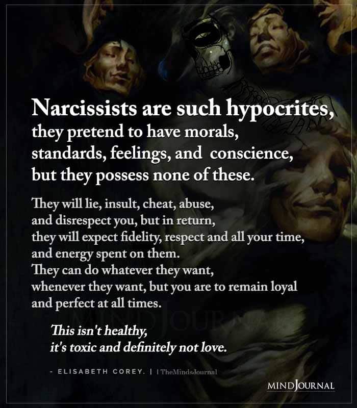 never expect emotional support from a narcissist