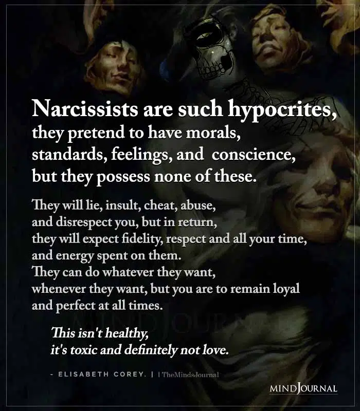 Narcissist traits