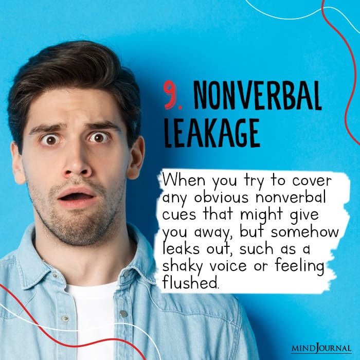 Nonverbal leakage