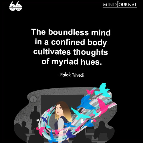 Palak Trivedi boundless mind cultivates thoughts