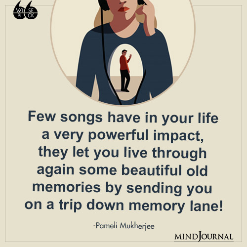 Pameli Mukherjee Few songs powerful impact