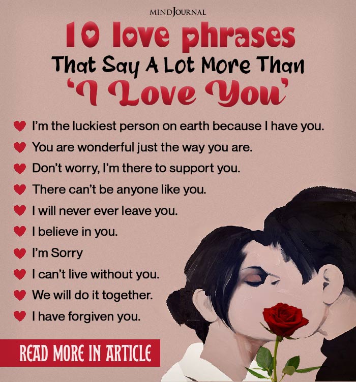 Phrases Lot More Than I Love You info