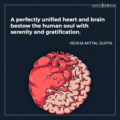 Rekha Mittal Gupta A perfectly unified heart and brain