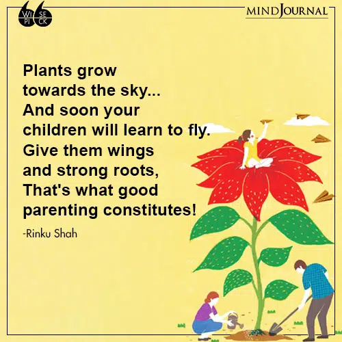 Rinku Shah Plants grow  towards the sky