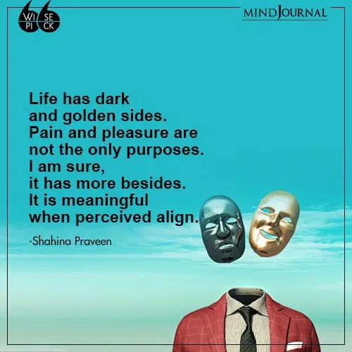 Shahina Praveen Life has dark golden sides