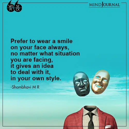 Shambhavi M R Prefer to wear a smile