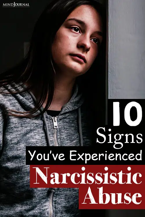 Signs Experienced Narcissistic Abuse pin