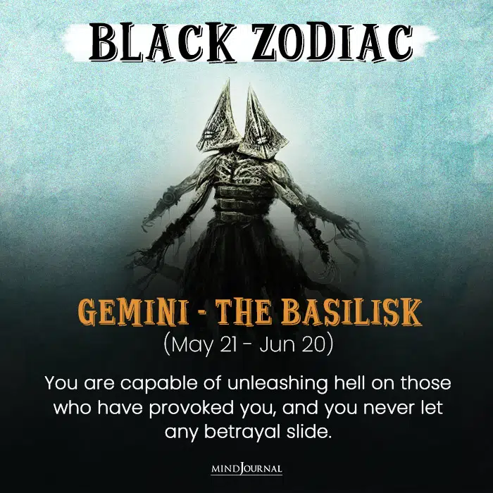 The Evil Side Of gem - Black Zodiac