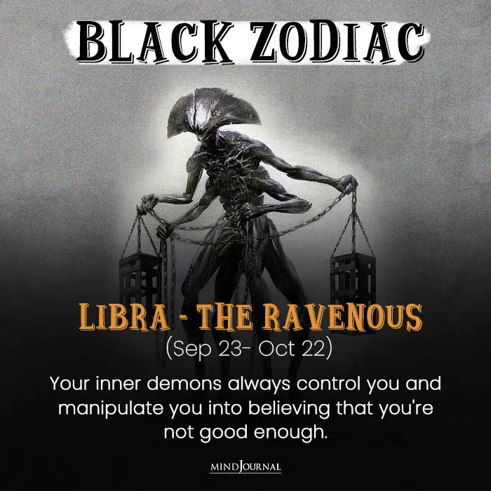 The Evil Side Of libra - Black Zodiac