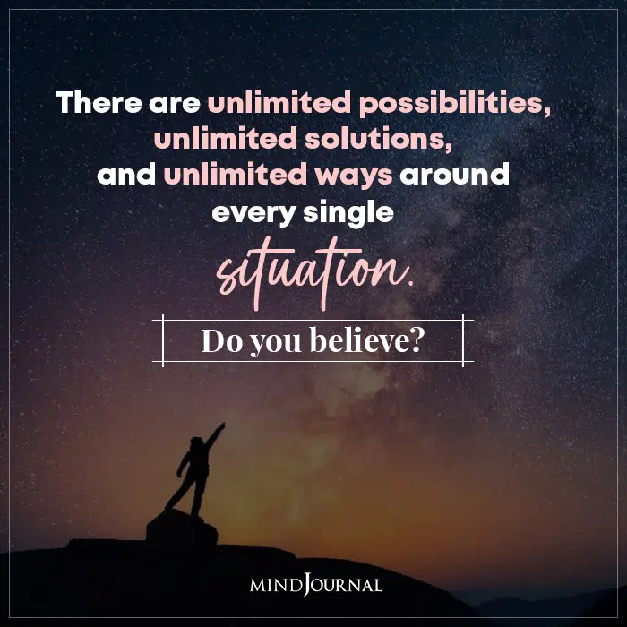 There Are Unlimited Possibilities Unlimited Solutions