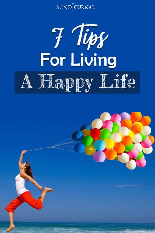 Tips For Living A Happy Life PIN
