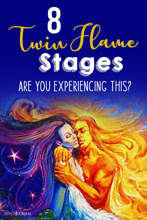 Twin Flame Stages pin
