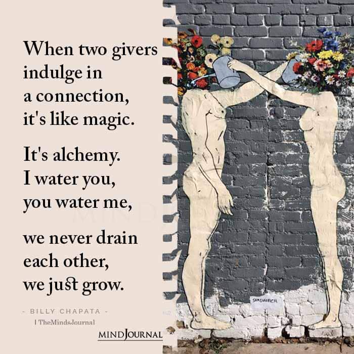 When Two Givers Indulge In A Connection