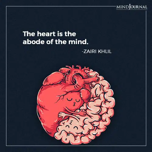 Zairi Khlil The heart is the abode of the mind