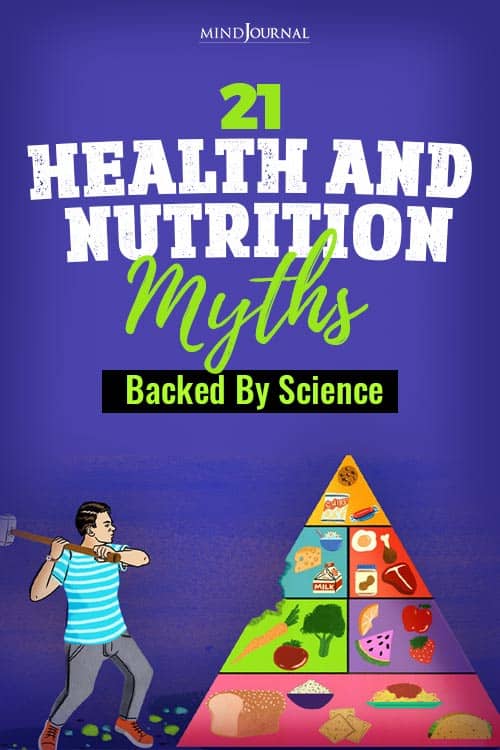 health and nutrition myths pin