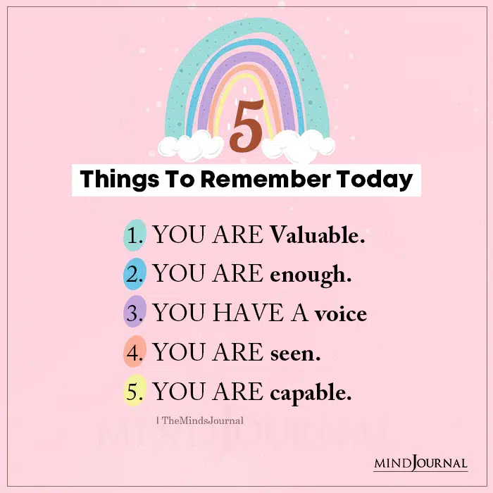 things to remember today