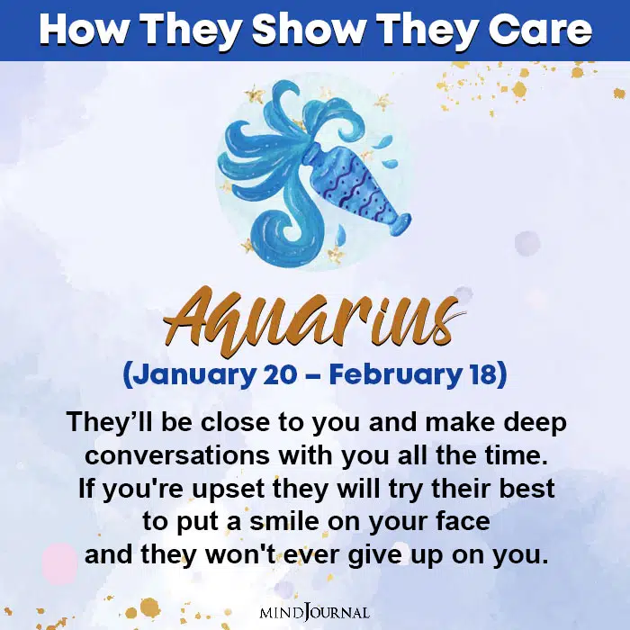 zodiac sign care aquarius