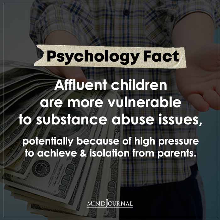 Affluent Children Are More Vulnerable