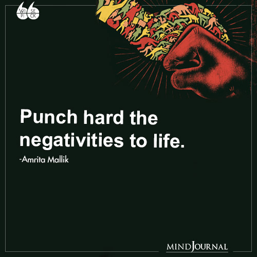 Amrita Mallik Punch hard negativities