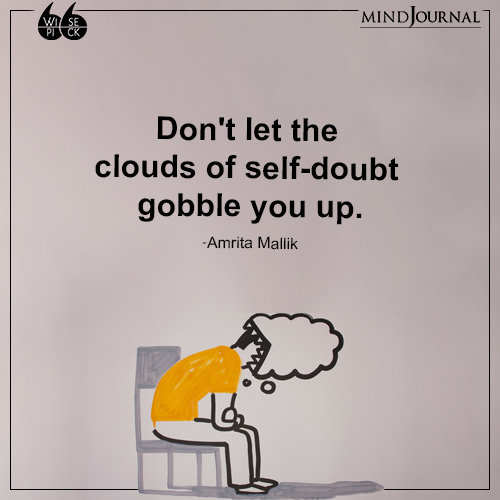 Amrita Mallik clouds of self doubt