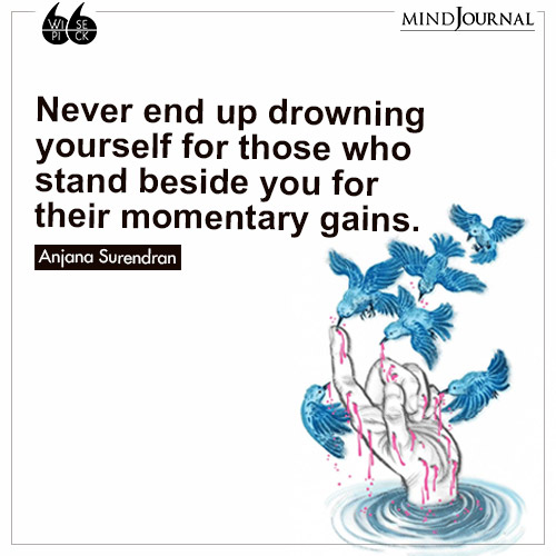 Anjana Surendran Never end up drowning