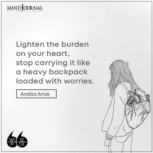 Araliza Arias Lighten the burden on your heart