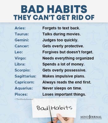Bad Habits Zodiac Signs Can't Get Rid Of - Zodiac Memes