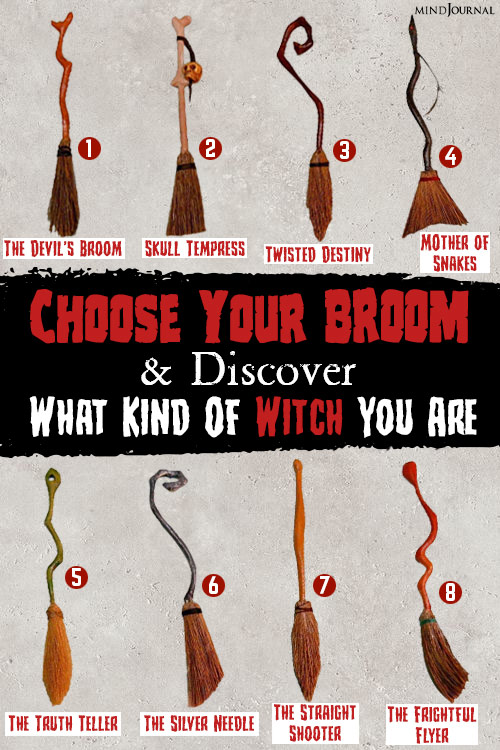 What kind of witch are you Choose Your BROOM pin