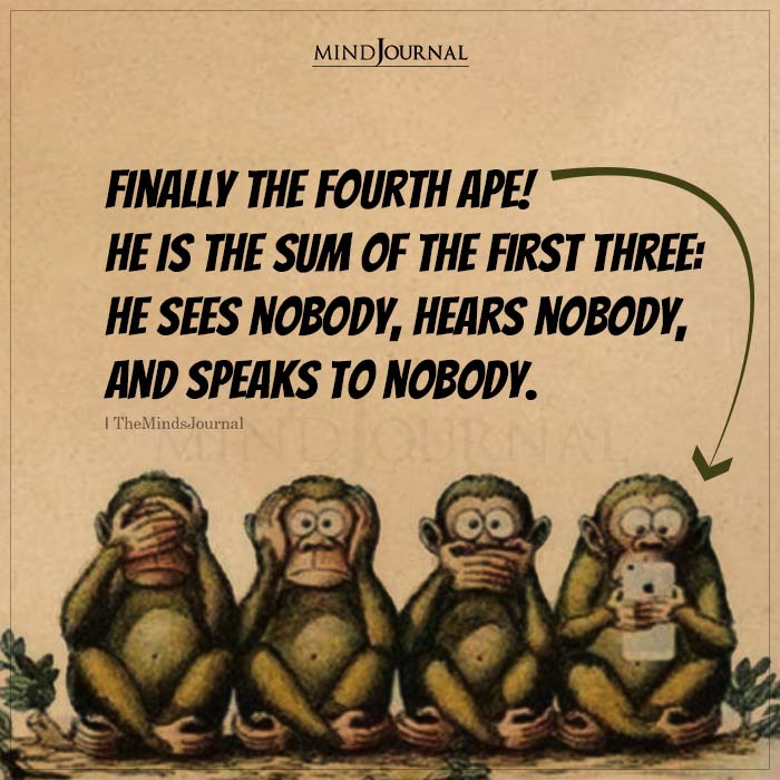 Finally The Fourth Ape He Is The Sum Of The First Three