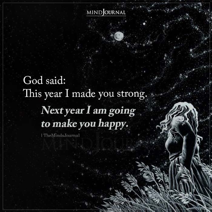 God Said This Year I Made You Strong