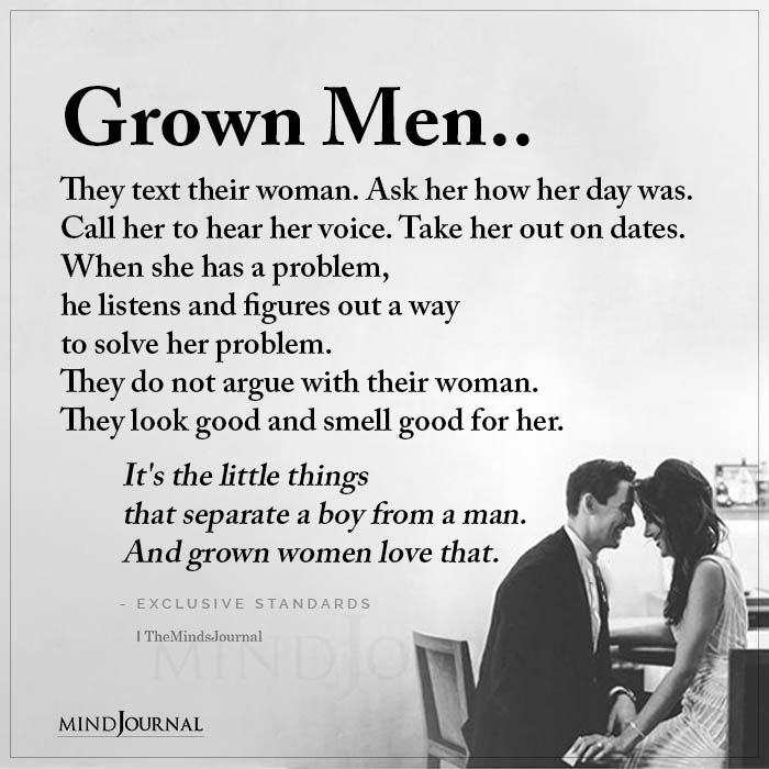Grown men.
