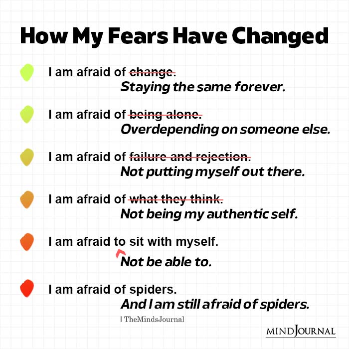 How My Fears Have Changed