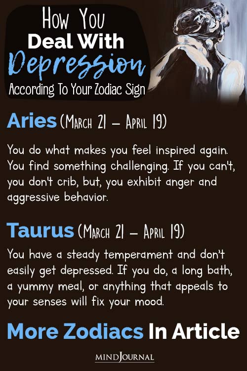 How The Zodiacs Deal With Depression detailed pin