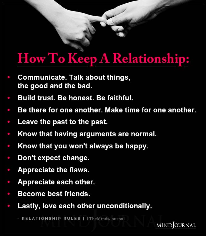 How To Keep A Relationship
