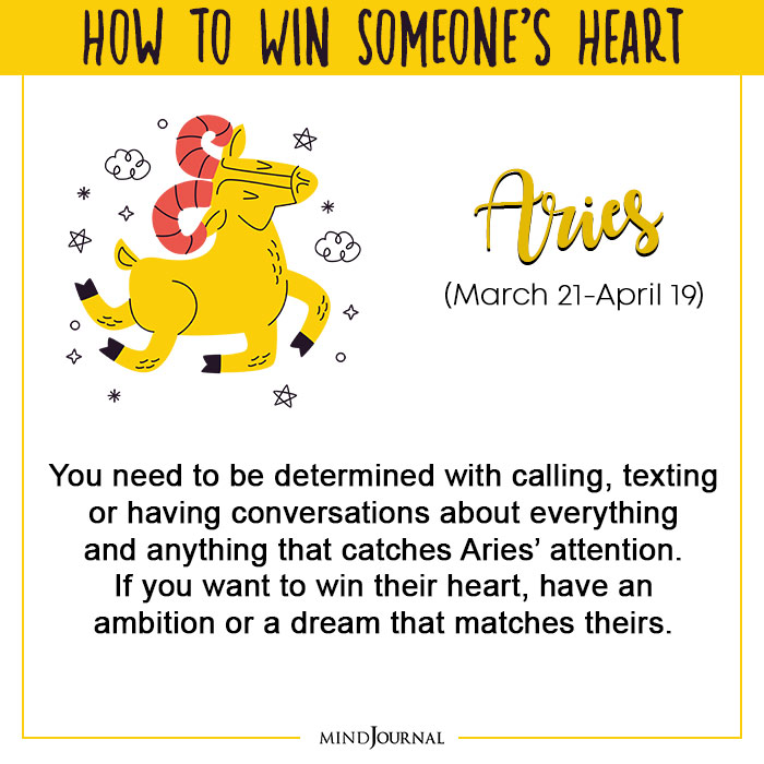 How To Win Someones Heart Aries