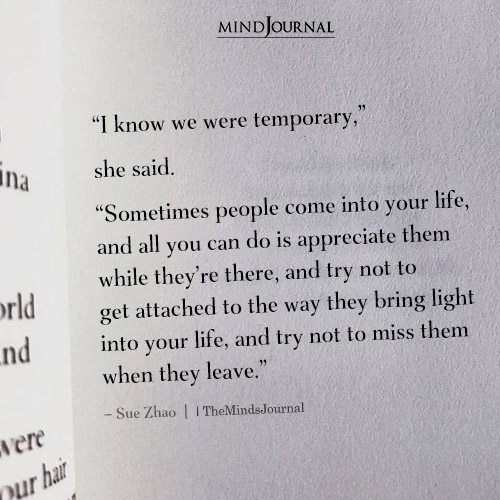 I Know We Were Temporary - Sue Zhao Quotes