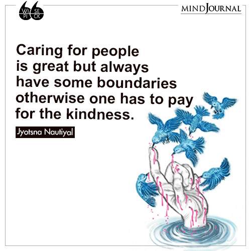 Jyotsna Nautiyal Caring for people some boundaries