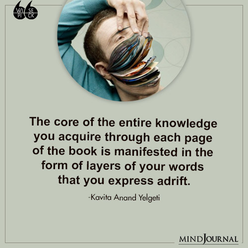 Kavita Anand Yelgeti The core of the entire knowledge