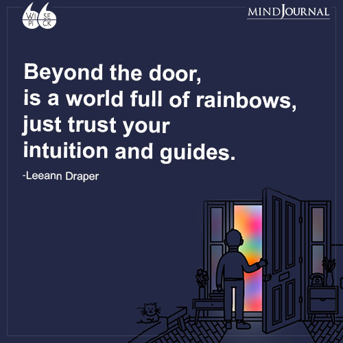 Leeann Draper trust your intuition and guides