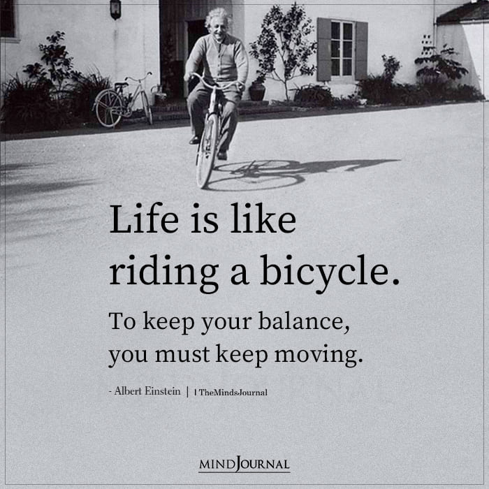 Life Is Like Riding A Bicycle