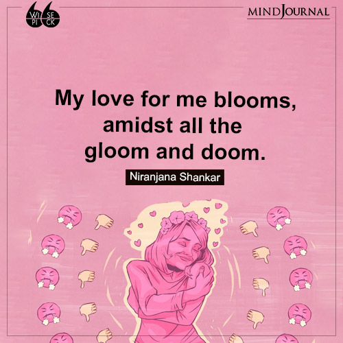 Niranjana Shankar My love for me blooms