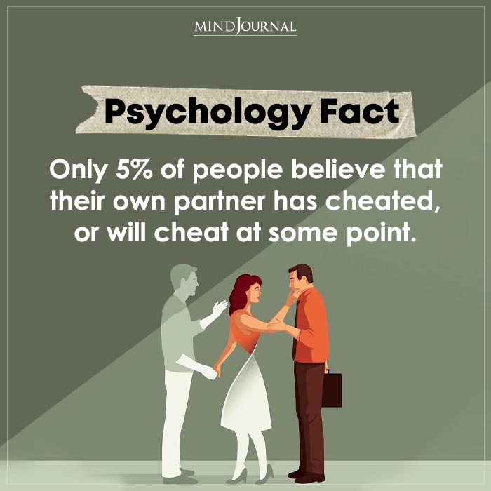 Only 5 Of People Believe That Their Own Partner Has Cheated
