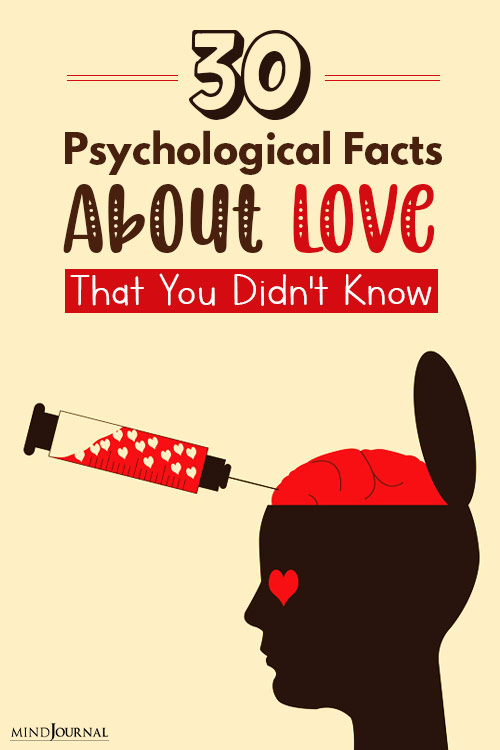 Psychological Facts Love pin
